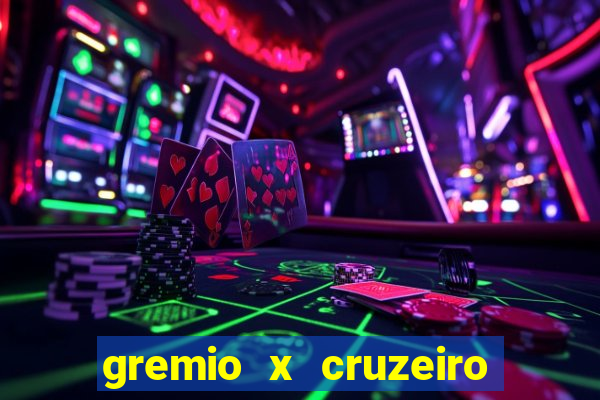 gremio x cruzeiro ao vivo hd