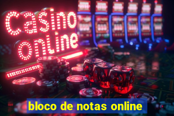 bloco de notas online