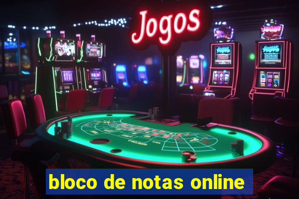bloco de notas online