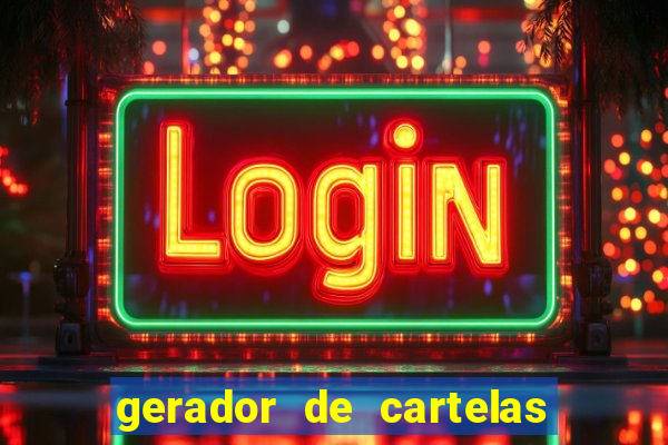 gerador de cartelas de bingo 1 a 99