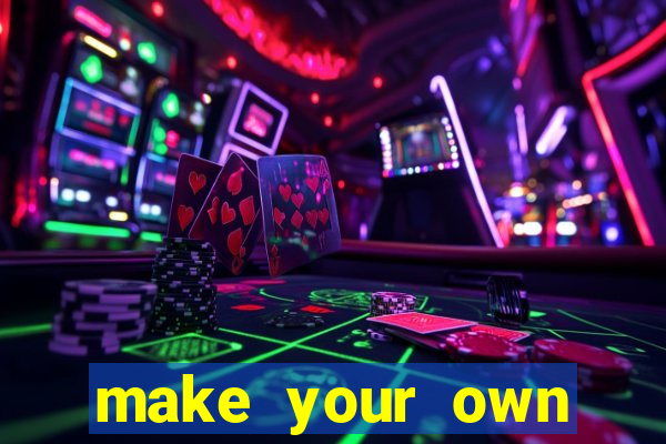 make your own bingo app