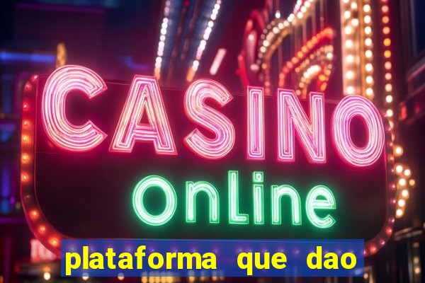 plataforma que dao bonus de cadastro