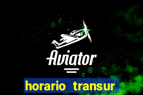 horario transur roleta santos dumont juiz de fora