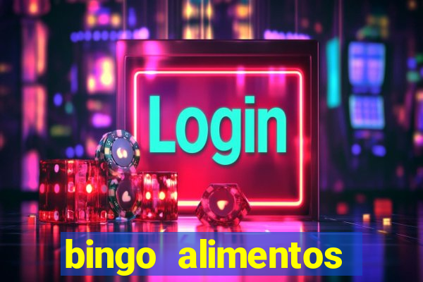 bingo alimentos para imprimir