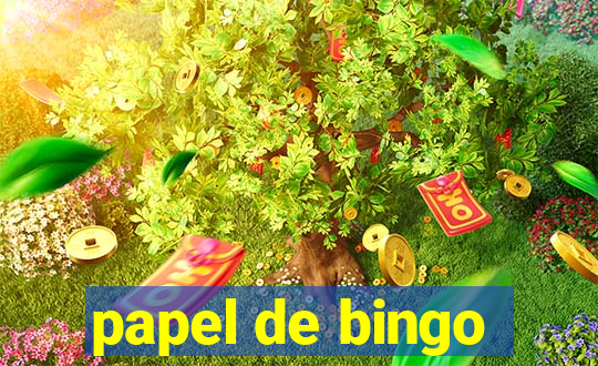 papel de bingo