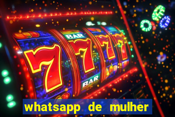 whatsapp de mulher de programa