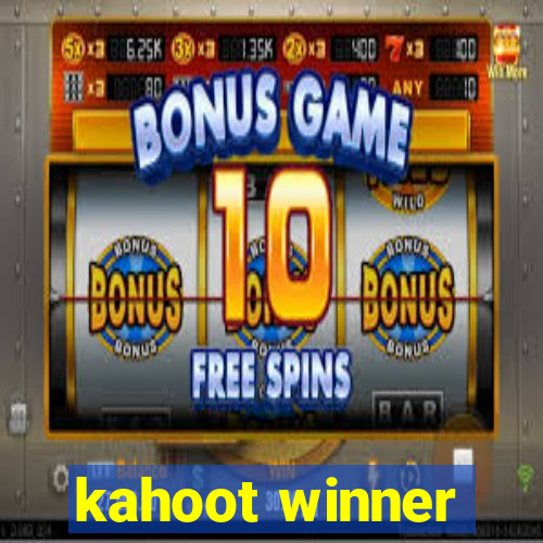 kahoot winner