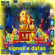 signos e datas