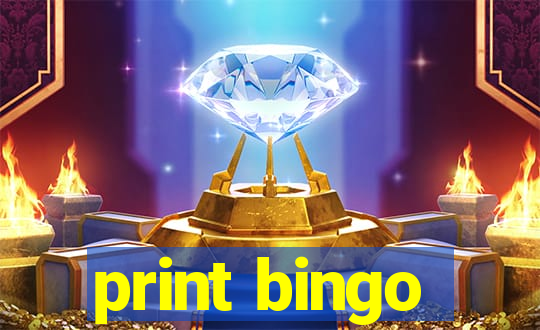 print bingo