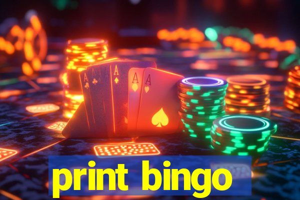 print bingo