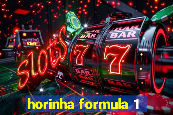 horinha formula 1