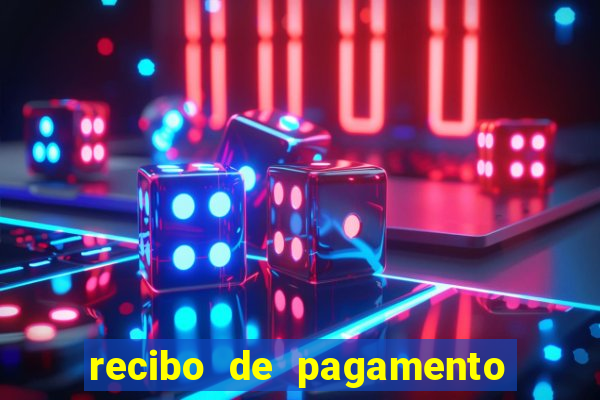 recibo de pagamento em word