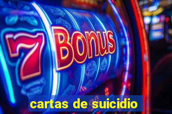 cartas de suicidio