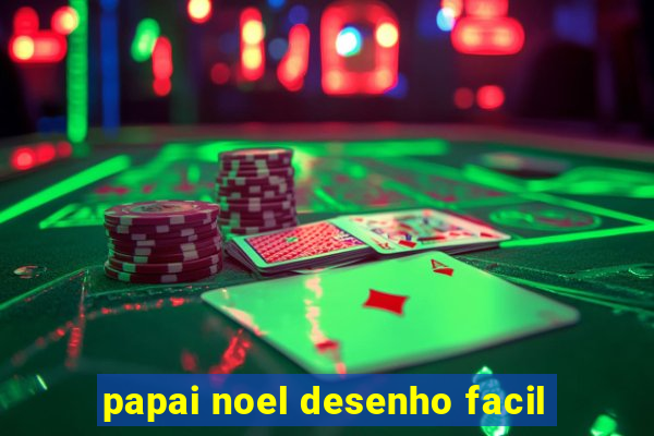 papai noel desenho facil