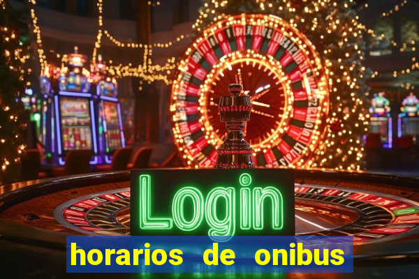 horarios de onibus cassino cidade nova
