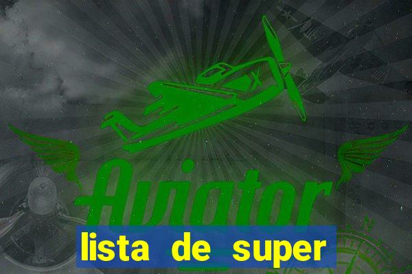 lista de super herois de a a z