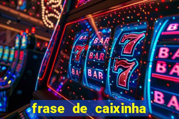 frase de caixinha de natal