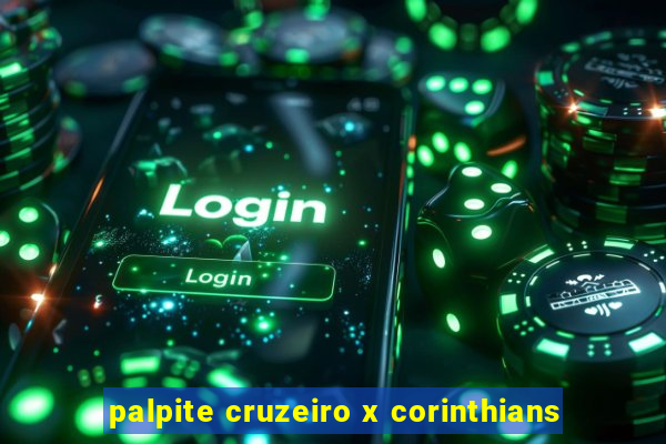 palpite cruzeiro x corinthians