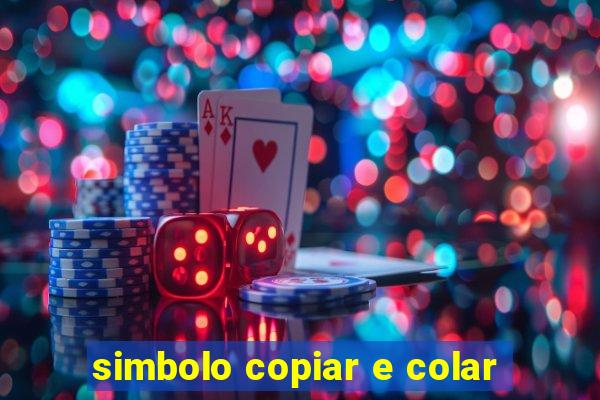simbolo copiar e colar