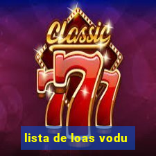 lista de loas vodu