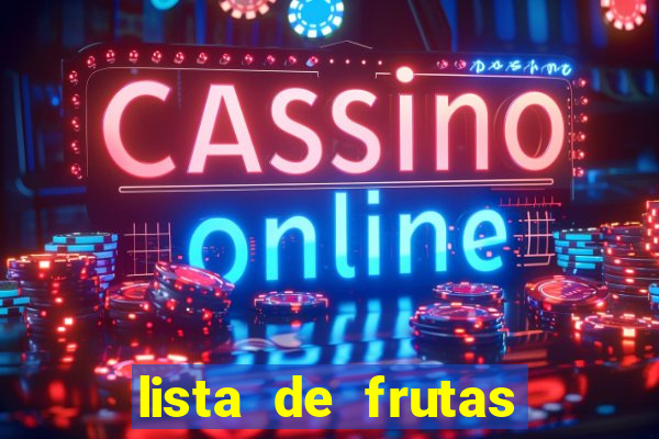 lista de frutas nativas do brasil