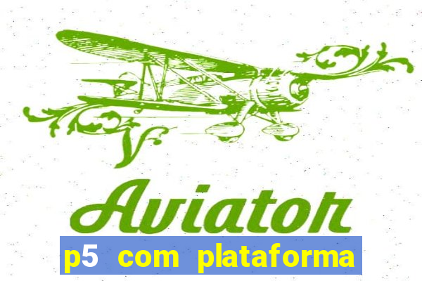 p5 com plataforma de jogos