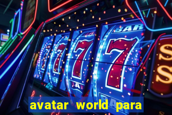 avatar world para imprimir e colorir