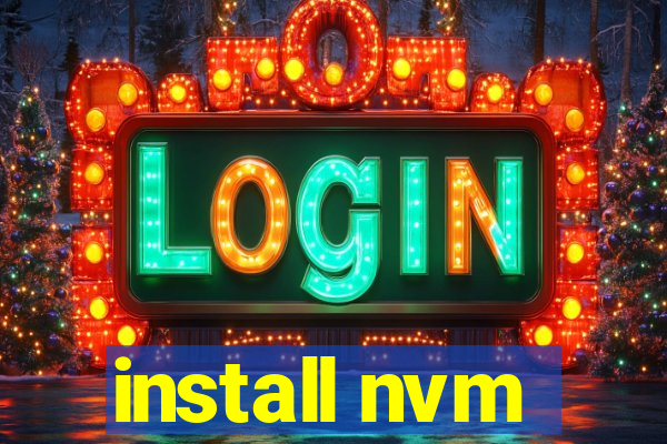 install nvm