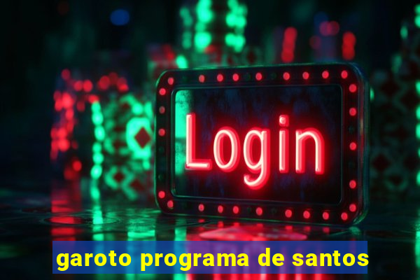 garoto programa de santos