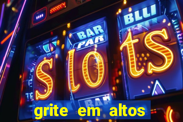 grite em altos brados, disse aquele que lutou contra o caos com caos