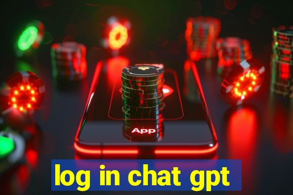 log in chat gpt