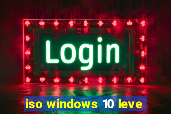 iso windows 10 leve