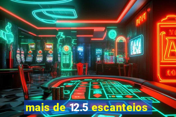 mais de 12.5 escanteios
