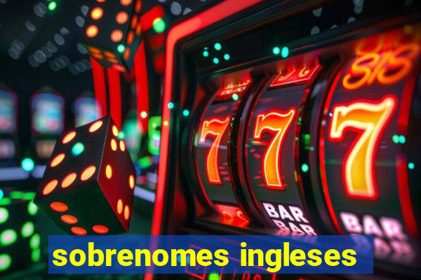 sobrenomes ingleses
