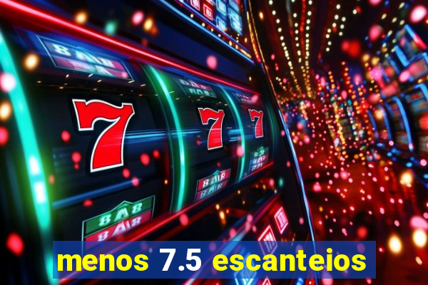 menos 7.5 escanteios