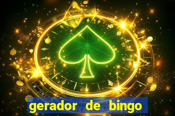 gerador de bingo de palavras