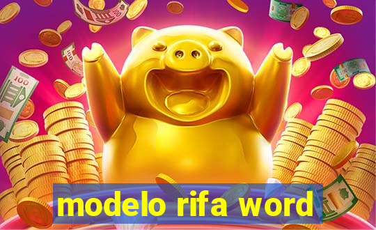 modelo rifa word