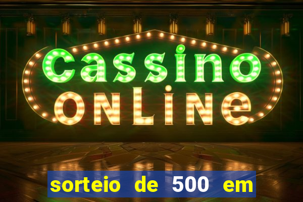 sorteio de 500 em cash toda segunda feira novibet