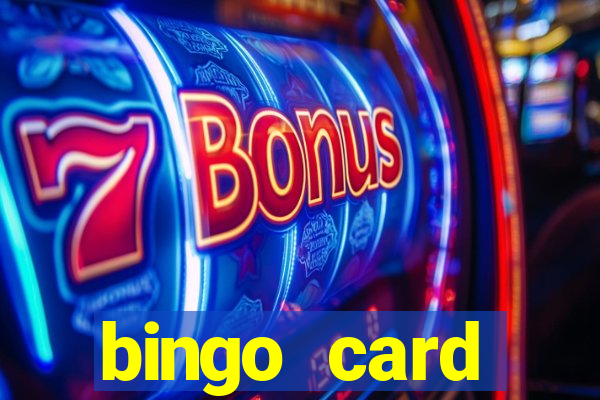 bingo card generator with pictures