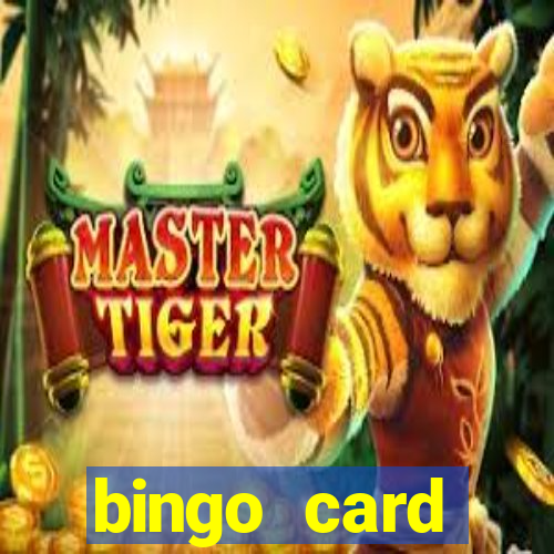 bingo card generator with pictures