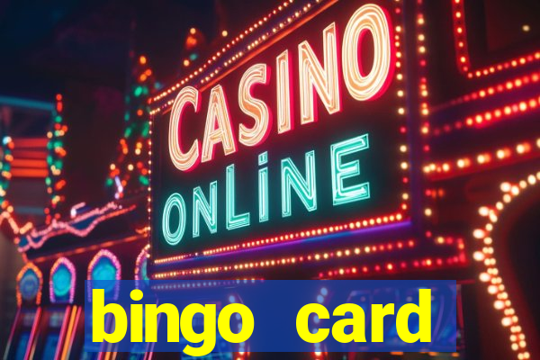 bingo card generator with pictures