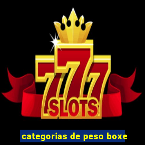 categorias de peso boxe
