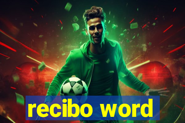 recibo word