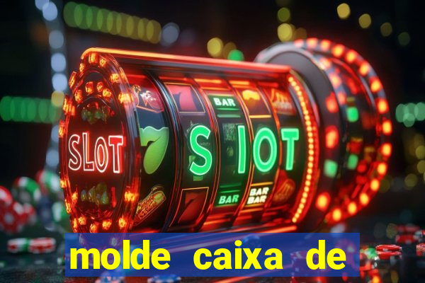 molde caixa de baralho png