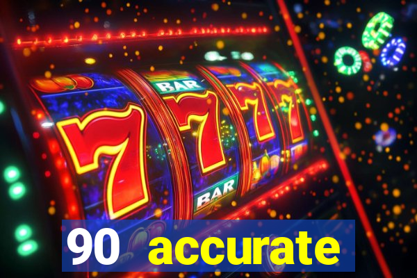 90 accurate football predictions