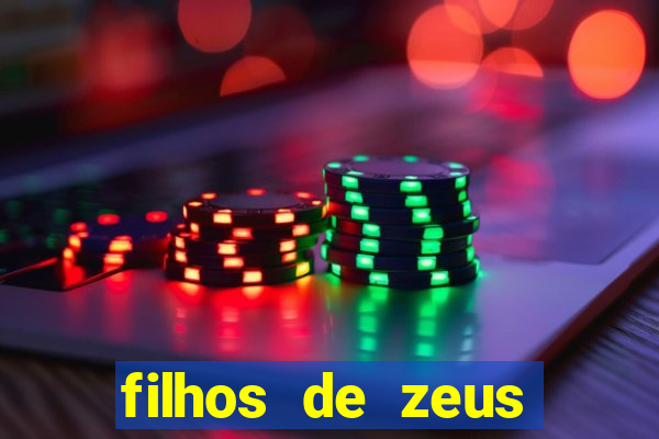 filhos de zeus mitologia grega