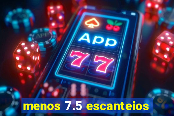 menos 7.5 escanteios