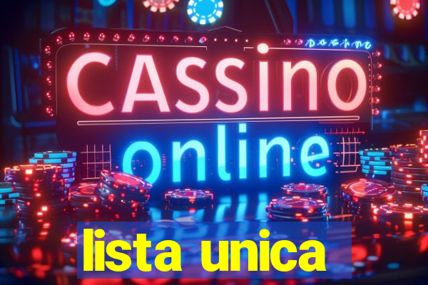 lista unica