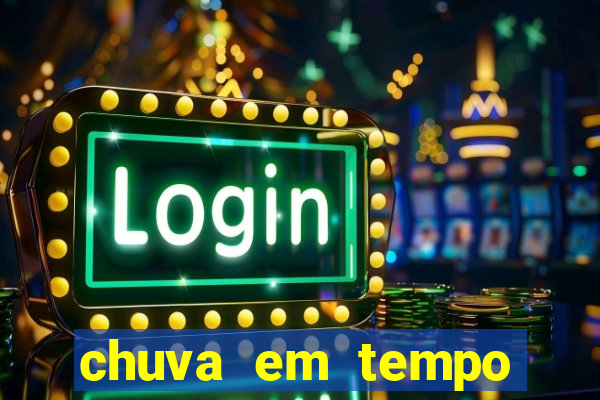 chuva em tempo real ipmet