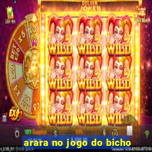 arara no jogo do bicho